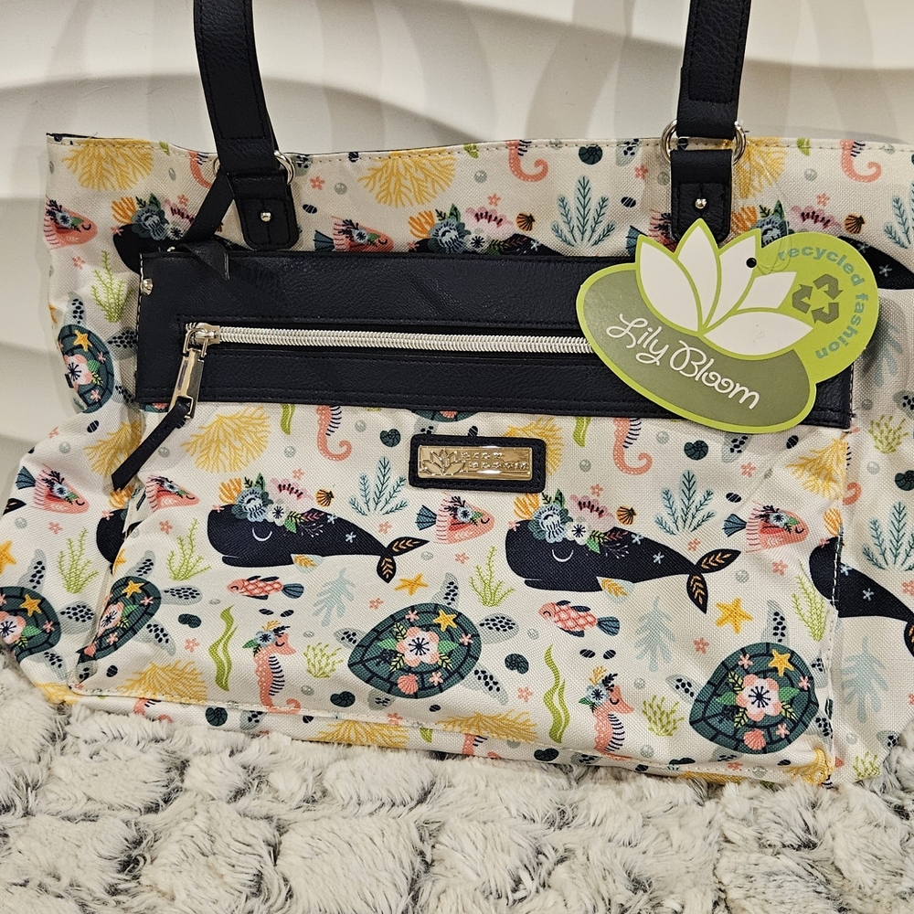 Lily Bloom Whimsical Sea Life Tote